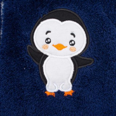 NewBaby Zimní dětská kombinéza Penguin růžová
