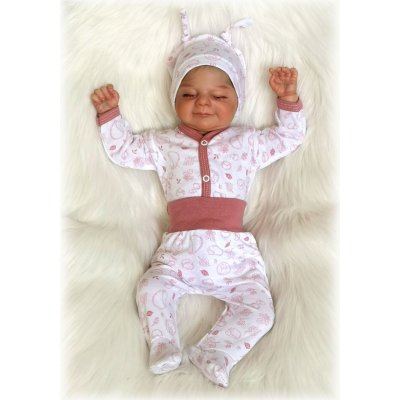 Kojenecké polodupačky Ježečci pudrová růž – Zboží Dáma