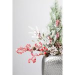 Vetvička MagicHome Vianoce, zasnežená, so šípkami, 34 cm – Hledejceny.cz