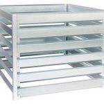 Scobax K115 stříbrná 109 x 109 x 100 cm 1145l 811115001 – Zboží Dáma