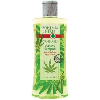 Bohemia Herbs Cannabis regenerační vlasový šampon s konopným olejem 250 ml