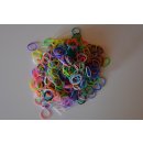 LOOM BANDS Gumičky 300 ks a doplňky Set v sáčku Mix barev