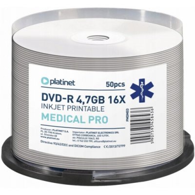 Freestyle DVD-R 4,7GB 16x printable 50ks (45843) – Zboží Živě