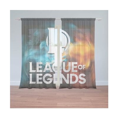 Sablio Záclony League of Legends Glow: 2ks 150x250cm – Hledejceny.cz