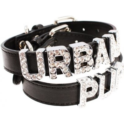 Urban Pup Obojek pro psy Personalised s nápisem PUP kamínky