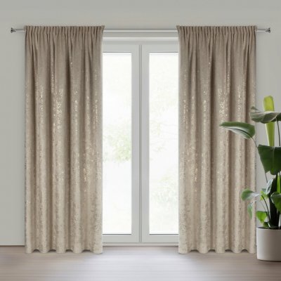 EUROFIRANY ZATEMŇOVACÍ ZÁVĚS NA PÁSCE FELIS 140X270 CM VZOROVANÁ – Hledejceny.cz