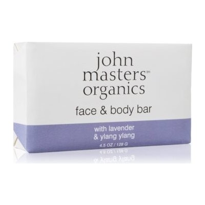 John Masters Organics Lavender & Ylang Ylang hydratační mýdlo na obličej a tělo 128 g – Zboží Mobilmania