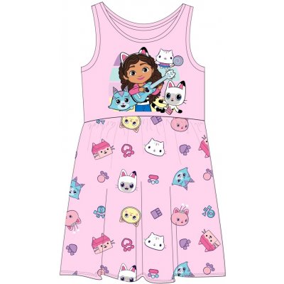 Dívčí šaty Gabby´s Dollhouse růžové – Zboží Dáma