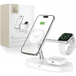 Tech-Protect A12 3in1 Stand & Wireless Charger bílá – Zboží Živě