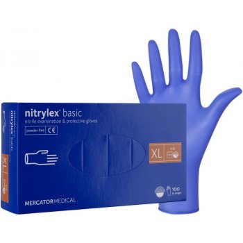 Mercator Medical Nitrylex Classic modré 100 ks