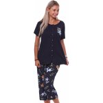 pro plnoštíhlé ženy či dívky s 3/4 nohavicí 1B2019 modré – Sleviste.cz