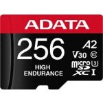Adata MicroSDXC 256GB High Endurance AUSDX256GUI3V30SHA2-RA1 – Zboží Živě