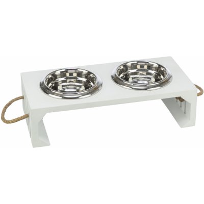 Trixie BE NORDIC 2 × 0,4 l 14 cm 38 × 18 × 10 cm nerez – Zboží Dáma