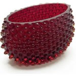 Váza - Mísa lodička velká - Ananas - Hobnail - granát – Hledejceny.cz