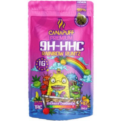 Canapuff 9H-HHC Rainbow Runtz 0,2% THC 1 g – Zboží Dáma