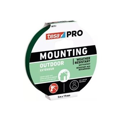Tesa Páska montážní oboustranná pěnová venkovní 5 m x 19 mm zelená, – Hledejceny.cz