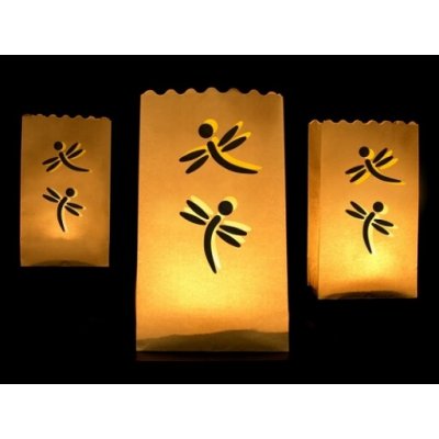 PartyDeco Lampionové sáčky Vážky 10 ks – Hledejceny.cz