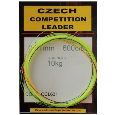 Hends Czech Competition Monofilní muškařský návazec Leader 6 m 0,22 mm 4 kg – Zboží Mobilmania