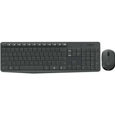 Logitech MK235 Wireless Keyboard Mouse Combo 920-007935 – Zboží Živě