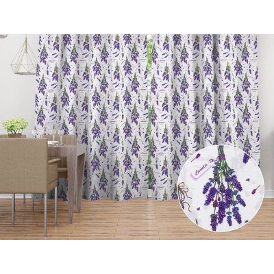 Biante Dekorační závěs PML-084 Lavender 145x150 cm – Hledejceny.cz