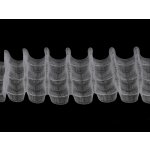 Záclonovka tužkové řasení - různé šíře Varianta: transparent, Šíře: 75 mm – Hledejceny.cz