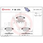 Sada brzdových destiček BREMBO P85075 – Hledejceny.cz