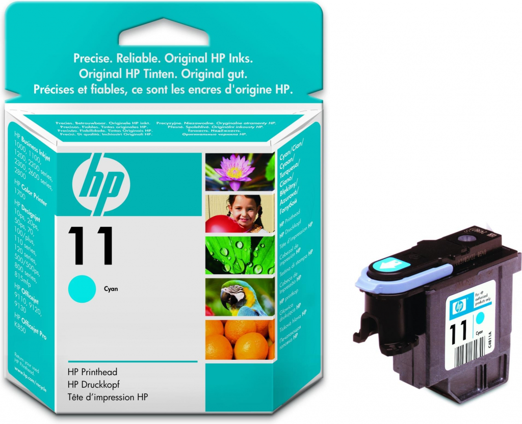 HP 11 originální inkoustová kazeta azurová C4836A
