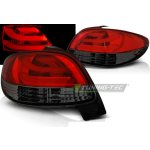 Peugeot 206 10.1998- zadní lampy red smoke LED BAR – Hledejceny.cz