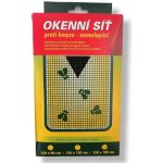 Papírna Moudrý Okenní síť proti hmyzu 180 x 150 cm samolepící černá – Sleviste.cz