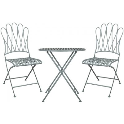 Chic Antique Zahradní set stolku s židlemi Bistro Sky Blue, modrá – Hledejceny.cz
