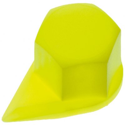 Krytka kolového šroubu 32mm - žlutá s ukazatelem – Sleviste.cz