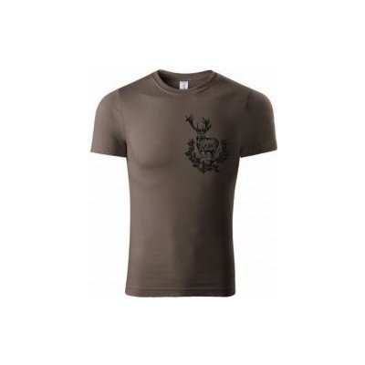 Tričko E-myslivost Myslivecké s potiskem jelen – Zboží Mobilmania