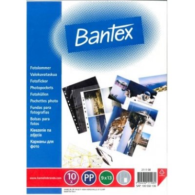 Bantex fólie na fotografie 9x13 cm čirá (Bantex 2111 08)