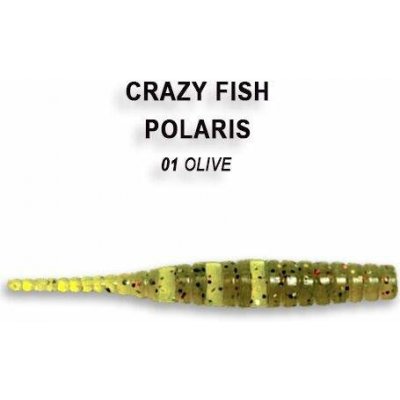 Crazy Fish Polaris 4,5 cm 01 Olive 8 ks – Hledejceny.cz