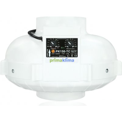 Ventilátor Prima Klima 150mm, 760m3/h - TEMP CTRL – Sleviste.cz