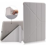 SES 2v1 Smart flip cover + zadní silikonový ochranný obal Apple iPad 9.7 2018 6. generace šedý 6759 – Sleviste.cz