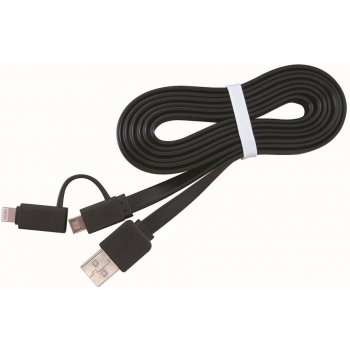 Gembird CC-USB2-AMLM2-1M MicroUSB   Lightning, 1m, černý