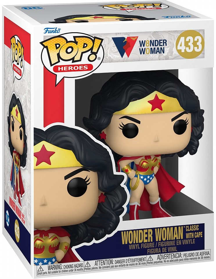 Funko Pop! 433 Dc Wonder Woman 80Th Wonder Woman Classic With Cape