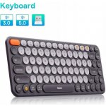 Baseus Wireless Tri-Mode Keyboard Frosted Gray K01A – Sleviste.cz