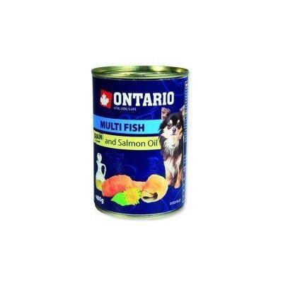 Konzerva ONTARIO mini multi fish and salmon oil 400g