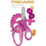 Fiskars Dětské nůžky se třpytkami - růžové 13 cm – Hledejceny.cz