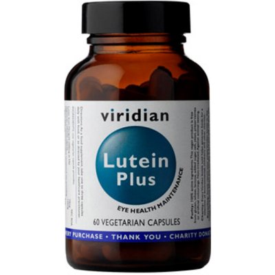 Viridian Lutein Plus komplex pro oči a zrak 60 kapslí – Hledejceny.cz