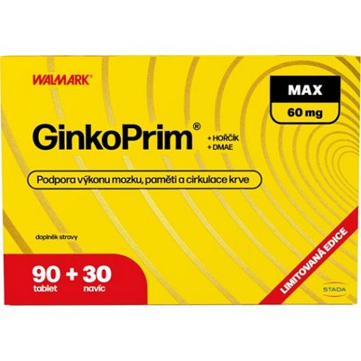 Walmark GinkoPrim MAX 90+30 tablet Promo 2025 – Hledejceny.cz