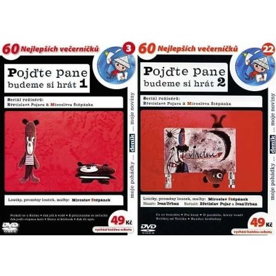 Pojďte pane, budeme si hrát 1+2 - kolekce DVD – Hledejceny.cz