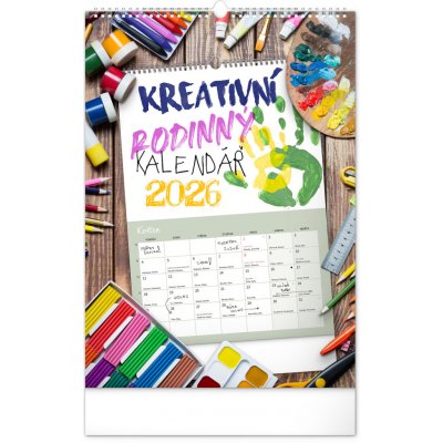 nástěnný Rodinný kreativní 33 x 46 cm 2026 – Zboží Dáma