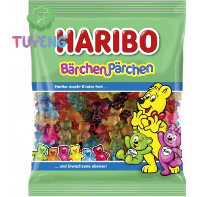 Haribo Bärchen Pärchen želé medvídci sladkokyselé příchutě 160 g – Hledejceny.cz