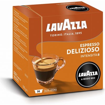 Lavazza A Modo Mio Espresso Delizioso 100% Arabica kapsle 36 ks – Zboží Mobilmania