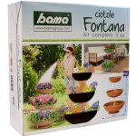 ALDOTRADE Květináč Fontana set 3 ks 50x64 cm Šedý – Hledejceny.cz