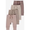 Kojenecké kalhoty a kraťasy George Dětské pohodlné tepláky z bavlny 4 ks