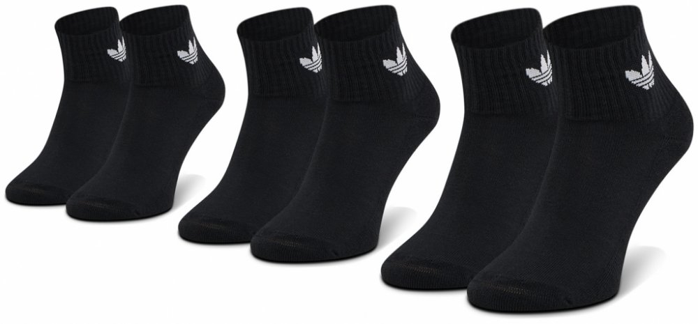 adidas Mid Cut Crew FM0643 Černá 